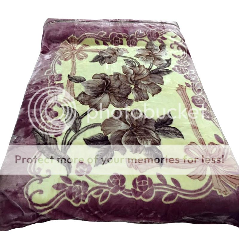 SUPER SOFT DOUBLE KING SIZE HIGH QUALITY BLANKETS 2PLY MINK BLANKET